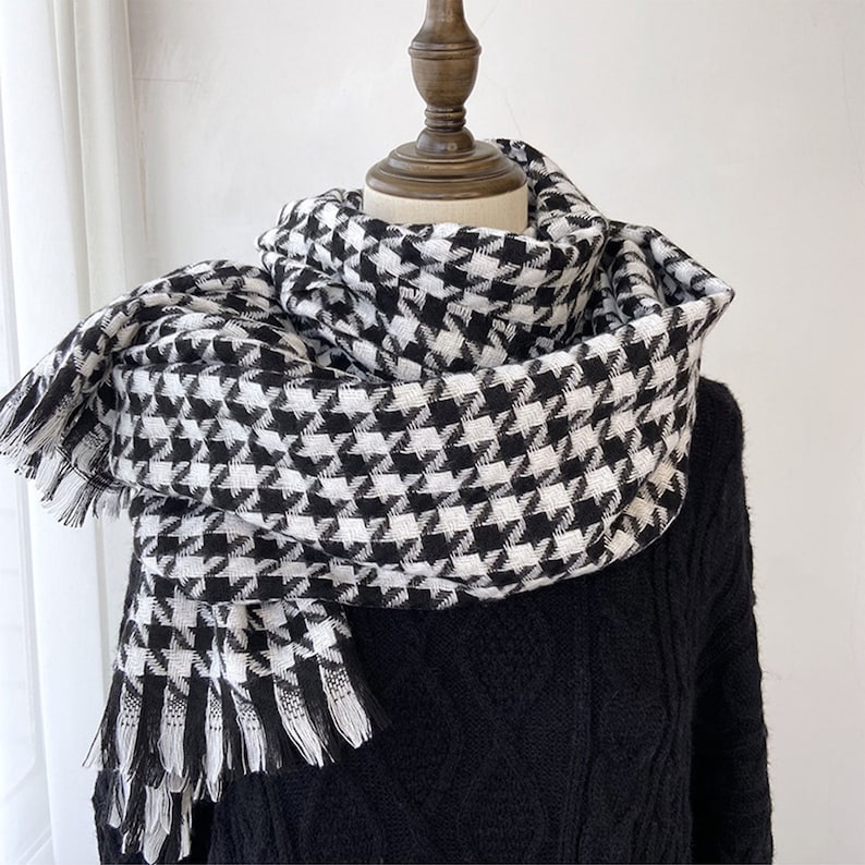 Houndstooth Scarf For Women