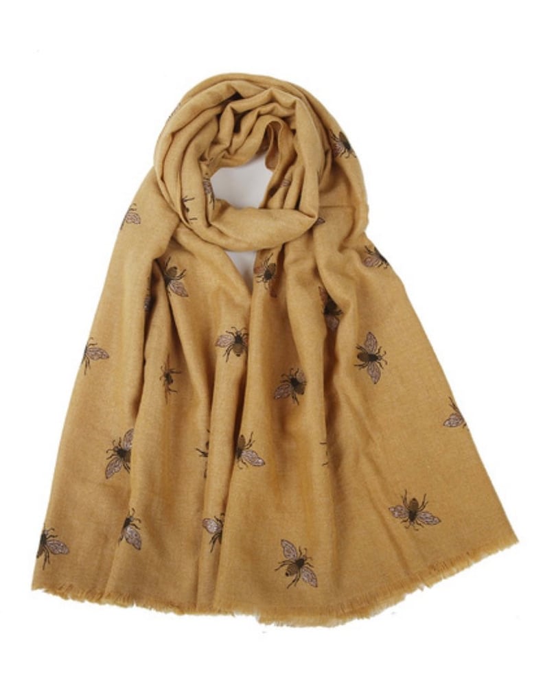 Bee scarf, winter scarf