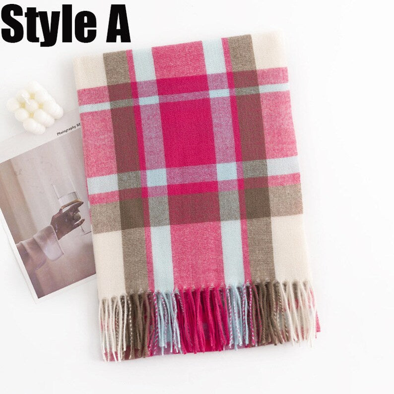 Winter Simple Knitted Scarf